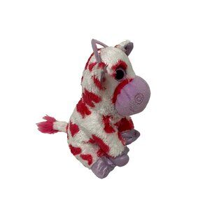 MVP Plush Cow Pink Spots Lavender Glitter Eyes 7" Stuffed Animal Toy 2020
